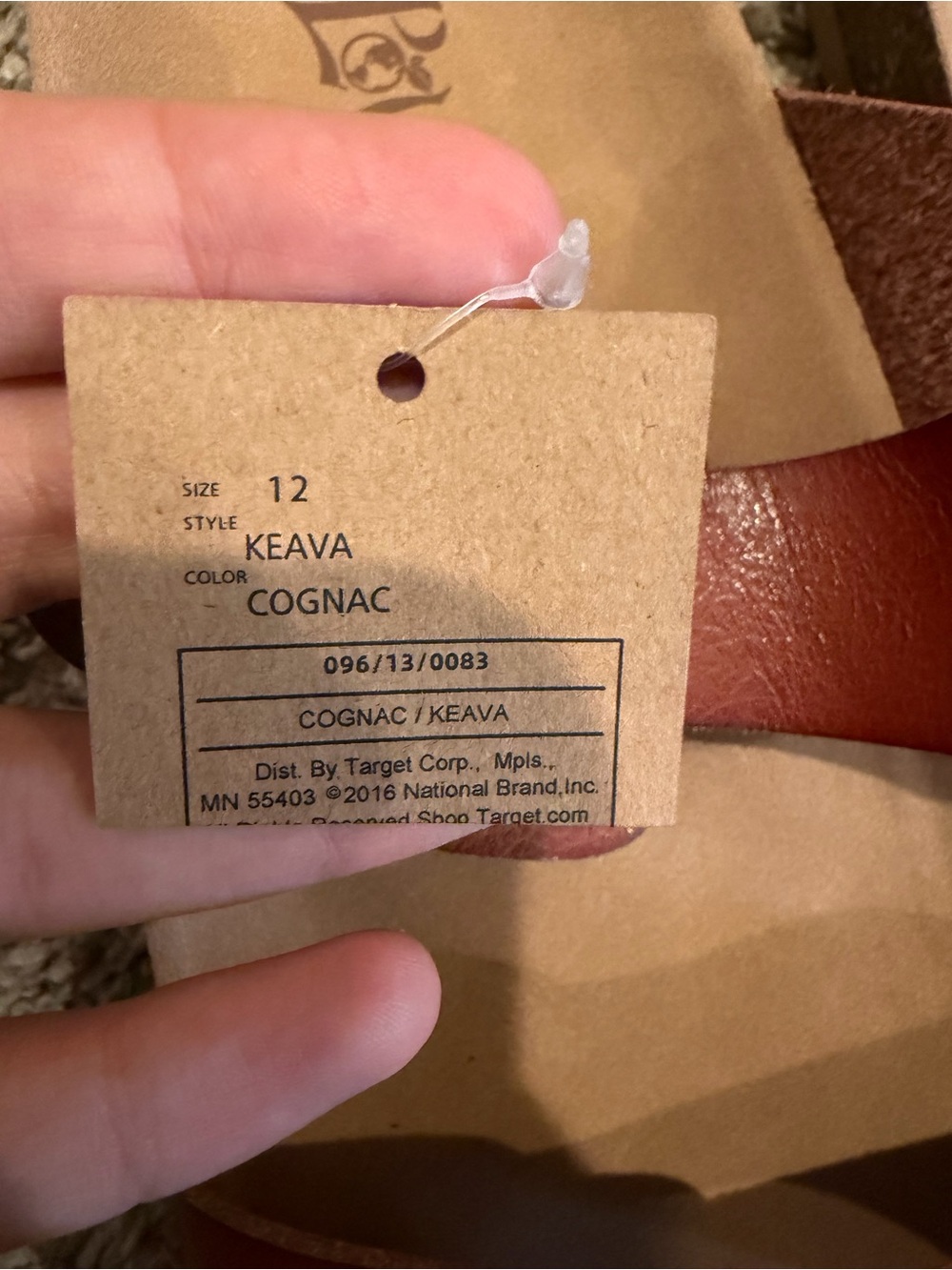 Mad Love Keava Footbed Sandals Open Toe Slip-On - Cognac - Picture 2 of 2